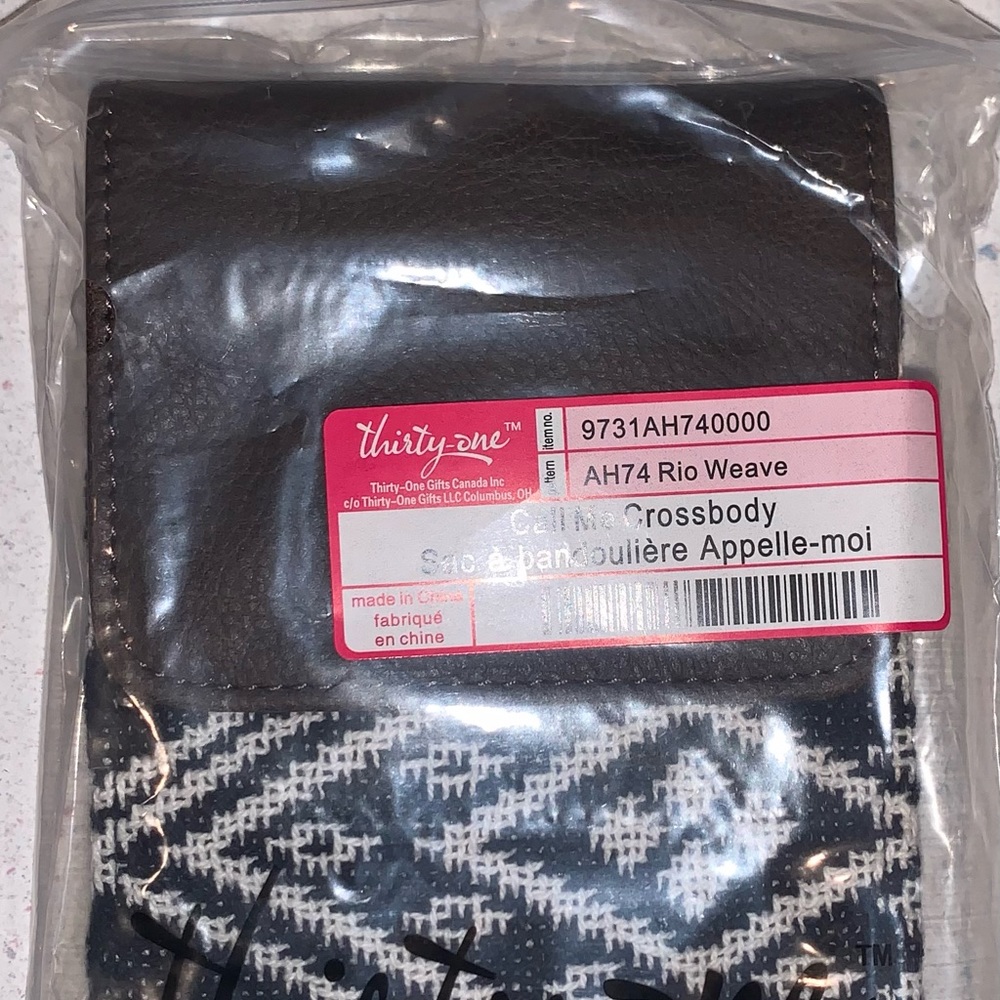 NWT Thirty One Rio Weave Crossbody